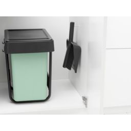 Brabantia Sink Side szufelka z miotełką ciemny szary 234163