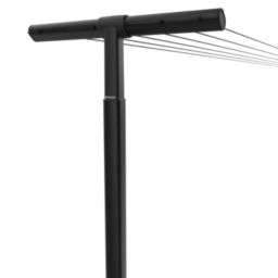 Brabantia HangOut sznury do suszenia prania z drążkami 50 m czarny 262425