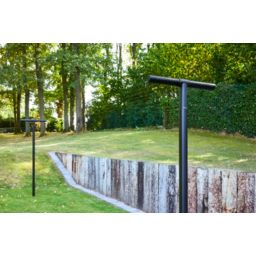 Brabantia HangOut sznury do suszenia prania z drążkami 50 m czarny 262425