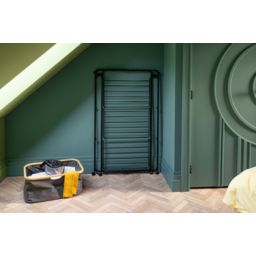 Brabantia HangOn suszarka na pranie Tower stojąca czarna 303982