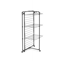 Brabantia HangOn suszarka na pranie Tower stojąca czarna 303982