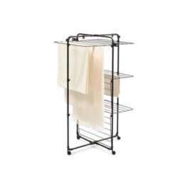 Brabantia HangOn suszarka na pranie Tower stojąca czarna 303982