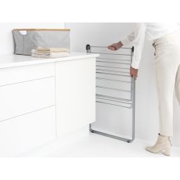 Brabantia HangOn suszarka na pranie 15 m stojąca szary metaliczny 403361