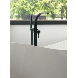 Besco Decco II bateria wannowo-prysznicowa wolnostojąca grafit BW-DII-GR