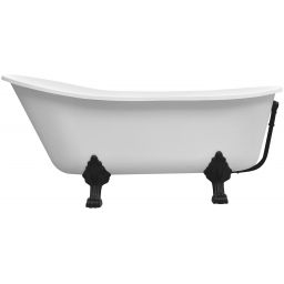 Besco Olaya wanna wolnostojąca 157,5x66,5 cm owalna biała #WAO-160+CZ