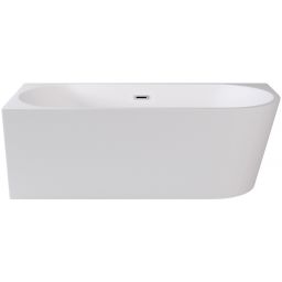Besco Zoya wanna wolnostojąca 150x75 cm przyścienna lewa biały połysk #WAS-150-ZLG