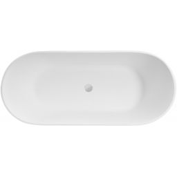 Besco Moya wanna wolnostojąca 159x68,4 cm owalna biała #WMD-160-M