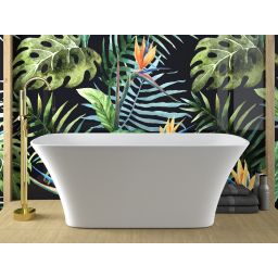 Besco Assos S-Line wanna wolnostojąca 159,4x70 cm biały/grafit #WMMB-160AST