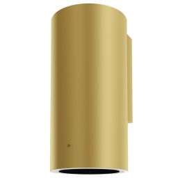 Ciarko Design Tubus okap kuchenny 38 cm ścienny złoty CDP3801B