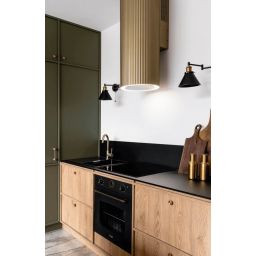 Ciarko Design Monogram okap kuchenny 38 cm ścienny złoty CDP3802Z