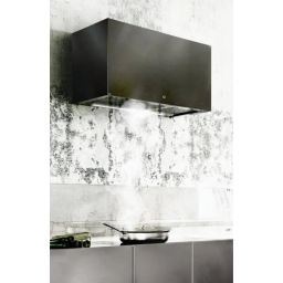 Ciarko Design Minimal okap kuchenny 90 cm ścienny czarny CDP904C