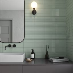 Cil Decor Match dekor ścienny 25x6,25 cm Curved Sage Gloss