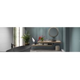 Cristacer Colormatt Aqua Rel płytka ścienna 90x30 cm