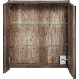 Comad Sante Fe Oak szafka 60x17x65 cm z lustrem dąb SANTA FE OAK 84-60-A-2D