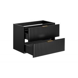 Comad Adel Black szafka 80x46x57 cm podumywalkowa wisząca czarna ADEL BLACK 82-80-B-2S