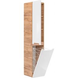 Comad Aruba White szafka 35x35x170 cm boczna wisząca biała ARUBAWHITE804FSC