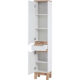 Comad Bali White szafka 35x33x187 cm boczna stojąca biała BALIWHITE800FSC