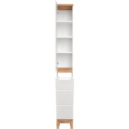 Comad Bali White szafka 35x33x187 cm boczna stojąca biała BALI WHITE 804 FSC
