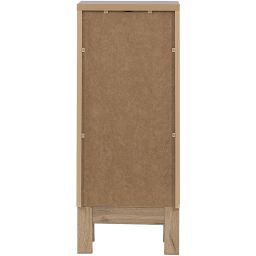 Comad Bali White szafka 86 cm boczna dolna stojąca dąb/biały połysk BALIWHITE810FSC