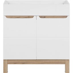 Comad Bali White szafka 80x45x84 cm podumywalkowa stojąca biała-dąb BALIWHITE821-80CMFSC