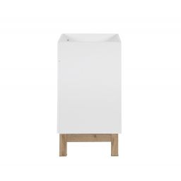 Comad Bali White szafka 80x45x84 cm podumywalkowa stojąca biała-dąb BALIWHITE821-80CMFSC
