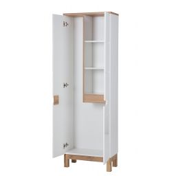 Comad Bali White szafka 60x33x187 cm boczna stojąca biała BALI WHITE 900 FSC