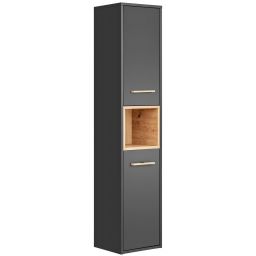 Comad Borneo szafka 170 cm boczna wysoka wisząca Szary Cosmos/Dąb Artisan BORNEOCOSMOS800FSC