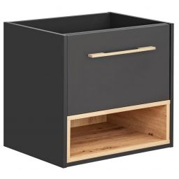 Comad Borneo szafka 60 cm podumywalkowa wisząca Szary Cosmos/Dąb Artisan BORNEOCOSMOS820FSC