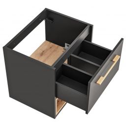 Comad Borneo szafka 60 cm podumywalkowa wisząca Szary Cosmos/Dąb Artisan BORNEOCOSMOS820FSC