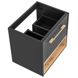 Comad Borneo szafka 60 cm podumywalkowa wisząca Szary Cosmos/Dąb Artisan BORNEOCOSMOS820FSC