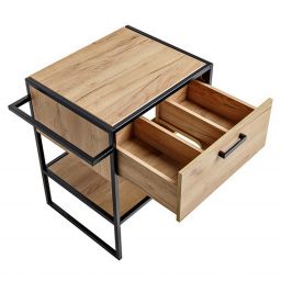 Comad Brooklin szafka 70 cm podumywalkowa Dąb Craft złoty/czarny mat BROOKLIN825AFSC