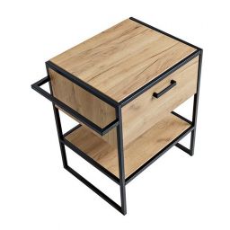 Comad Brooklin szafka 70 cm podumywalkowa Dąb Craft złoty/czarny mat BROOKLIN825AFSC