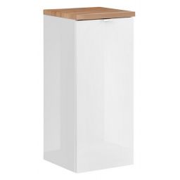 Comad Capri White szafka 35x35x80 cm boczna wisząca biała-dąb CAPRI-WHITE-811B-FSC