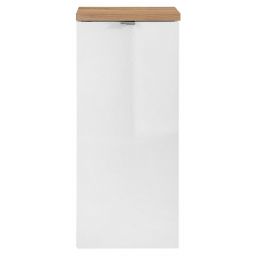 Comad Capri White szafka 35x35x80 cm boczna wisząca biała-dąb CAPRI-WHITE-811B-FSC