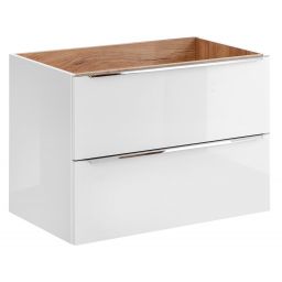 Comad Capri White szafka 80x46x57 cm podumywalkowa wisząca biała-dąb CAPRI WHITE 821B FSC
