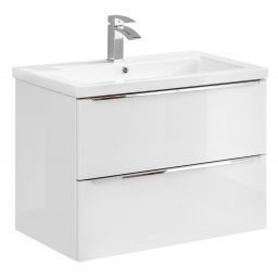 Comad Capri White szafka 80x46x57 cm podumywalkowa wisząca biała-dąb CAPRI WHITE 821B FSC