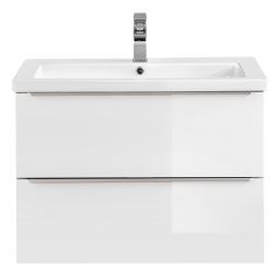 Comad Capri White szafka 80x46x57 cm podumywalkowa wisząca biała-dąb CAPRI WHITE 821B FSC