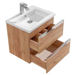 Comad Capri Oak szafka 60 cm podumywalkowa wisząca Dąb Craft Złoty CAPRIOAK820AFSC