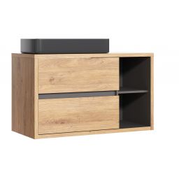 Comad Devon szafka 100x45,5x59,8 cm podumywalkowa wisząca grafitowa DEVON823-100CMFSC