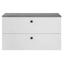 Comad Havana szafka 100x45,5x57 cm podumywalkowa wisząca biała HAVANAWHITE82-100