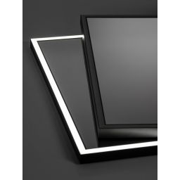 Comad Alice lustro 68x123 cm prostokątne rama czarna LUSTROALICE120