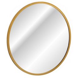 Comad Hestia lustro 60 cm okrągłe rama złoty mat LUSTROHESTIA60