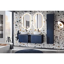 Comad Santa Fe Deep Blue lustro 50x90 cm owalne LUSTROAPOLLO