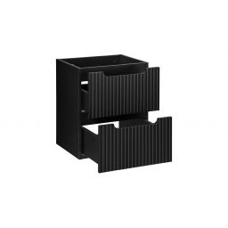 Comad Nova Black szafka 50x39x57 cm czarna NOVA BLACK D2 82-50-2S