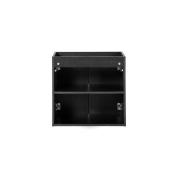 Comad Nova Black szafka 60x39x57 cm podumywalkowa wisząca czarna NOVA BLACK D2 82-60-2D