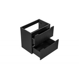 Comad Nova Black szafka 60x39x57 cm podumywalkowa wisząca czarna NOVA BLACK D2 82-60-2S