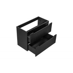 Comad Nova Black szafka 80x39x57 cm podumywalkowa wisząca czarna NOVA BLACK D2 82-80-2S