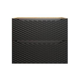 Comad Ocean Black szafka 70x46x57 cm czarna-dab OCEAN BLACK 82-70-2S