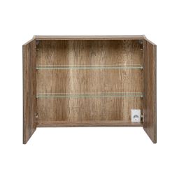 Comad Santa Fe Taupe szafka 80x17x65 cm z lustrem szara SANTA FE TAUPE 84-80-A-2D