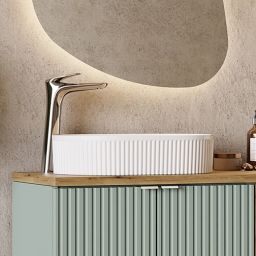 Comad Beyond 5 umywalka 48x32,5 cm owalna nablatowa biała BEYOND 5 WHITE ( E-6564 )